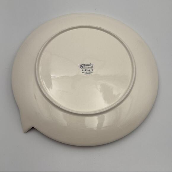 Vintage Fujimori Kato Kogei Alpha 3 Pop Art Saucer Plate Japan 1980’s Geometric - Picture 8 of 9